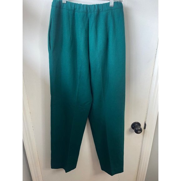 Vintage women’s hunter green size 10 Russ‎ 100% wool pants - Picture 7 of 9
